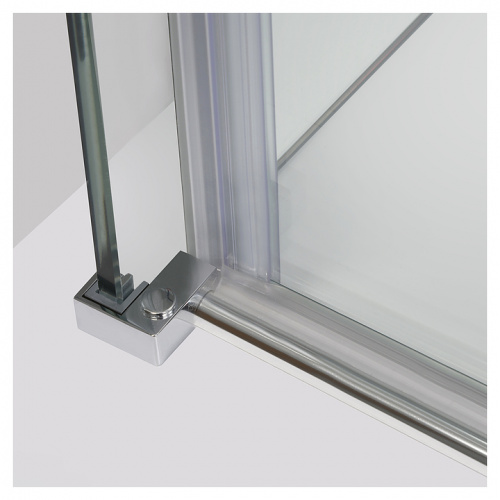 картинка Дверь душевая Wasserkraft Dinkel 58R30/Alme 15R30 130х200 см, в нишу, раздвижная, серебристый профиль от магазина Сантехстрой