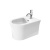 картинка Duravit White Tulip Биде подвесное 370x540 мм, с переливом, с 1 отв под смеситель, цвет: белый от магазина Сантехстрой
