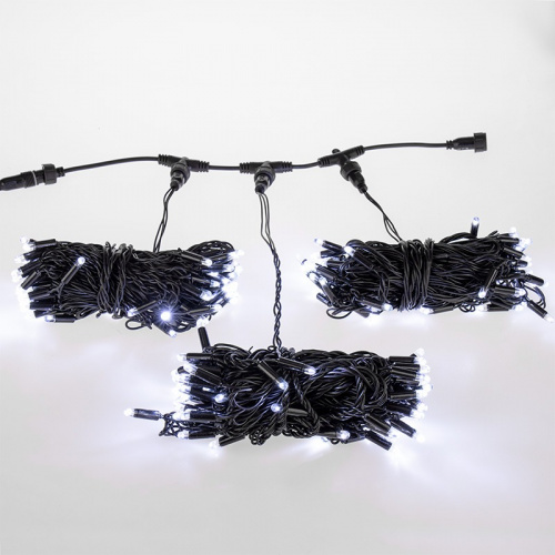 картинка Гирлянда LED ClipLight 24V,  3 нити по 10 метров,  цвет диодов Белый от магазина Сантехстрой