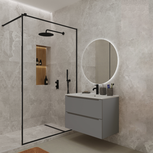 картинка Тумба под раковину/столешницу Дион 60 Платиновый от магазина Сантехстрой