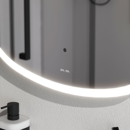 картинка M8FMOX0651WGS Зеркало универсальное с контурной LED-подсветкой, ИК- сенсором, квадрат, 65 см от магазина Сантехстрой