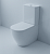 картинка Унитаз-компакт напольный Azario Renda 615х365х840 безободковый в комплекте с арматурой, сиденье микролифт, белый (AZ-8693) от магазина Сантехстрой