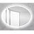 картинка Зеркало BelBagno spc-vst-750-900-led-tch Хром от магазина Сантехстрой