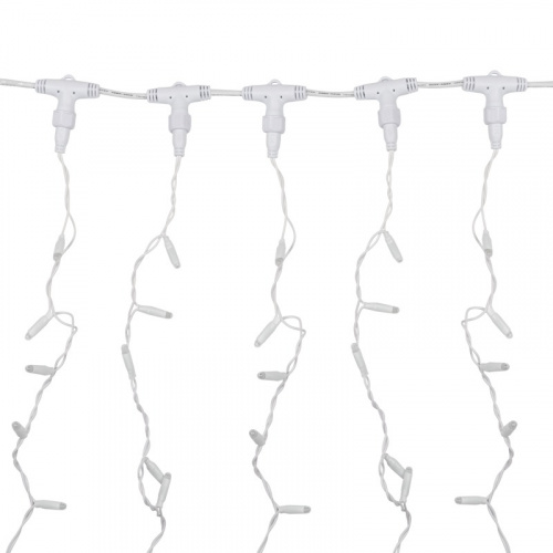 картинка Гирлянда Светодиодный Дождь 2х1,5м,  эффект мерцания,  белый провод,  230 В,  диоды СИНИЕ от магазина Сантехстрой