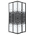 картинка Душевое ограждение Niagara Eco NG-1008-14QBLACK (80х80х190) квадрат,раздвижное,черный,стекло мозаика,1 место от магазина Сантехстрой