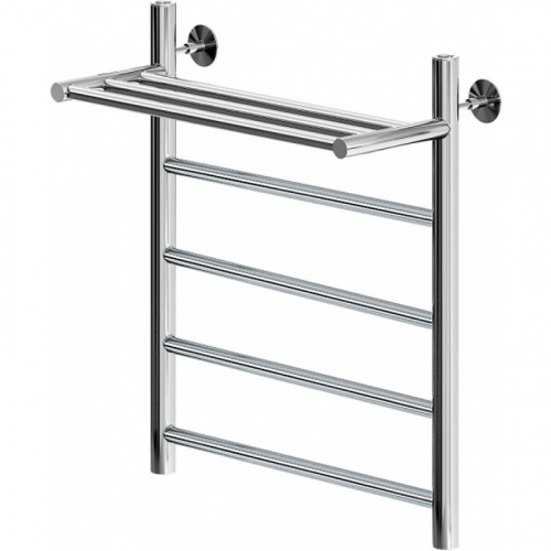 картинка Водяной полотенцесушитель Aquanet Mauro 60x50 282320 с полкой Хром от магазина Сантехстрой