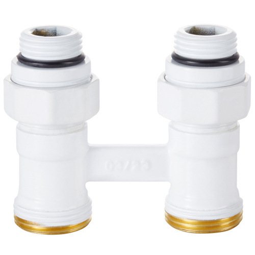 картинка Узел нижнего подключения Royal Thermo прямой 1/2quot;х3/4quot; EK (белый) от магазина Сантехстрой