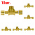 картинка Тройник Gummel 20-НР3/4"-20 с наружной резьбой, 6 бар (10 шт.) от магазина Сантехстрой
