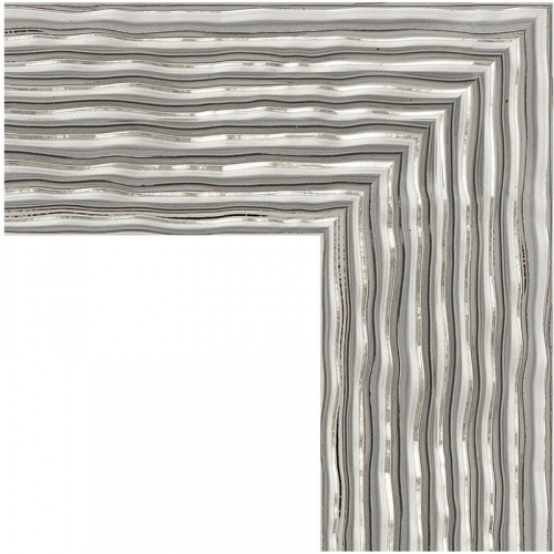 картинка Зеркало Evoform Definite 100х80 BY 3281 в багетной раме - Волна хром 90 мм от магазина Сантехстрой