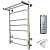 картинка Электрический полотенцесушитель Тругор Браво Пэк СП 3 П 80x50 с полкой Хром от магазина Сантехстрой