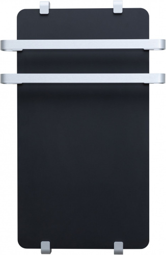 картинка Полотенцесушитель электрический Allen Brau Infinity 80x44 с рейлингом 2.0 и креплением, серебро браш от магазина Сантехстрой