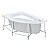 картинка Монтажный комплект к акриловой ванне Roca Welna 160x100 (7.24F1.8.600.0) от магазина Сантехстрой