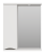 картинка Атлантик - 60 Зеркало с 1 шкаф. белый левый от магазина Сантехстрой