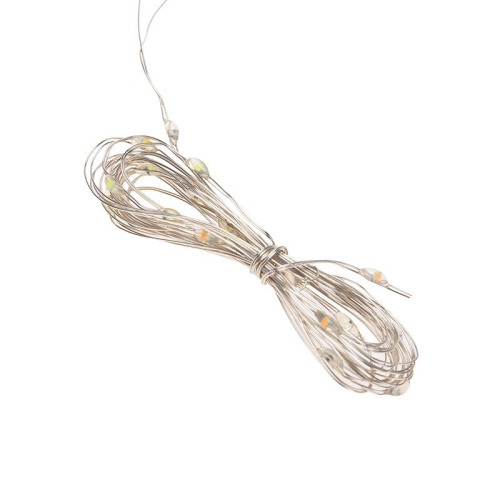 картинка Гирлянда Светодиодный дождь из росы 3х2м,  теплый белый,  USB + пульт управления,  с крючками для крепления NEON-NIGHT от магазина Сантехстрой