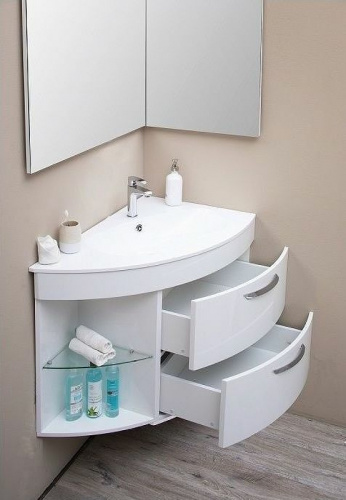 картинка Зеркало De Aqua 184504 Белое от магазина Сантехстрой