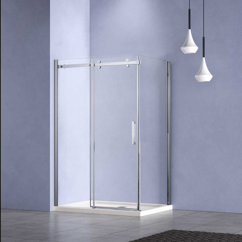 картинка Душевой уголок Como-N VSR-4CN8012CL, 1200*800, хром, стекло прозрачное от магазина Сантехстрой