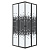 картинка Душевое ограждение Niagara Eco NG-1009-14QBLACK (90х90х190) квадрат,раздвижное,черный,стекло мозаика,1 место от магазина Сантехстрой