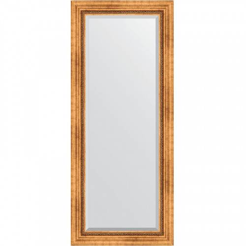 картинка Зеркало Evoform Exclusive 146х61 BY 3542 с фацетом в багетной раме - Римское золото 88 мм от магазина Сантехстрой