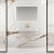 картинка Раковина Solid Surface Vincea VWB-6SG90MW, 900*460*120, подвесная, цвет белый матовый от магазина Сантехстрой