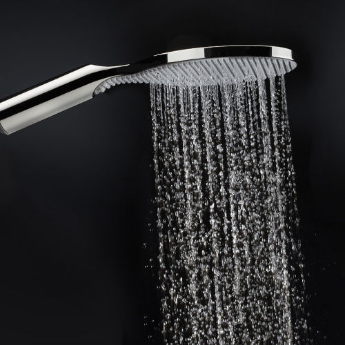 картинка BOSSINI APICE Комплект для душа с держателем с подводом воды, ручным душем и шлангом 1500 мм., цвет хром от магазина Сантехстрой