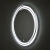 картинка Зеркало AZARIO Нормандия 570х770 LED-подсветка с диммером, сенсорный выключатель (ФР-00000936) от магазина Сантехстрой
