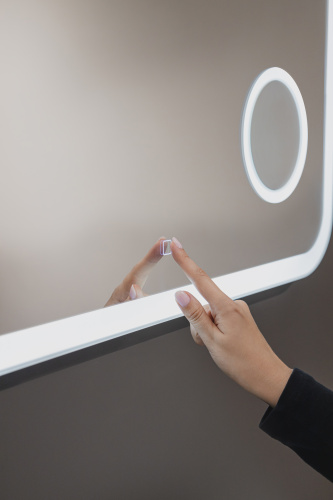 картинка Зеркало AZARIO Эльза 800х550, LED-подсветка с диммером, сенсорный выключатель (ФР-00002156) от магазина Сантехстрой