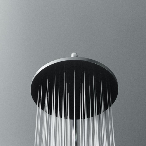 картинка DX218091300 Option, душевая система с ТМС для душа: верхний душ 230мм, ручной душ 120мм, ЧЁРНАЯ, 1 р от магазина Сантехстрой