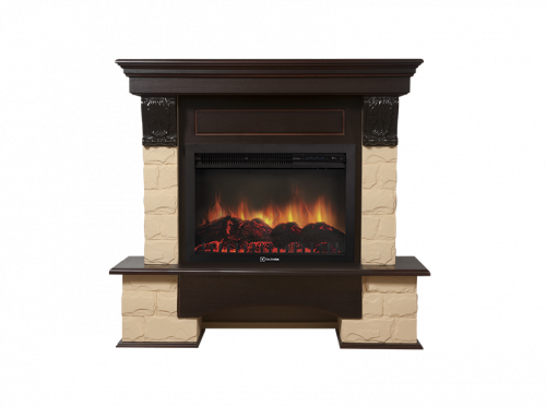 картинка Портал Forte 25S камень бежевый, шпон Темный дуб от магазина Сантехстрой