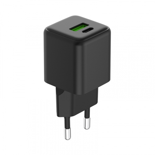 картинка Сетевое зарядное устройство с двумя портами USB-A и USB-C,  20Вт GaN REXANT от магазина Сантехстрой