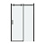 картинка Дверь в нишу 100.K33.04.120.42.00 Classic (120*195) графит сатин, стекло прозрачное, 1 место от магазина Сантехстрой