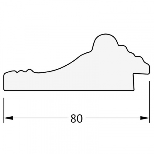 картинка Зеркало Evoform Exclusive 95х65 BY 1274 с фацетом в багетной раме - Сусальное золото 80 мм от магазина Сантехстрой