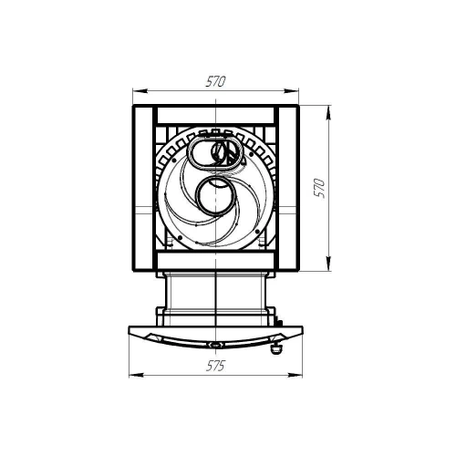 картинка Печь банная "Атмосфера XL" в облицовке "Талькохлорит" Prometall от магазина Сантехстрой