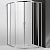 картинка Душевой уголок Cezares Molveno R-22 110х110 MOLVENO-R-22-80+30-C-Cr-IV профиль Хром стекло прозрачное от магазина Сантехстрой