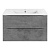 картинка Тумба под раковину Mia 800 подвесная, 2 выкатных ящика soft close, Beton от магазина Сантехстрой