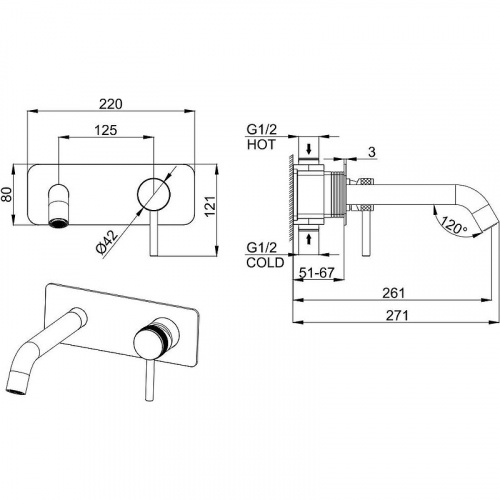 картинка Смеситель для раковины Allen Brau 5.31003-00 Хром от магазина Сантехстрой