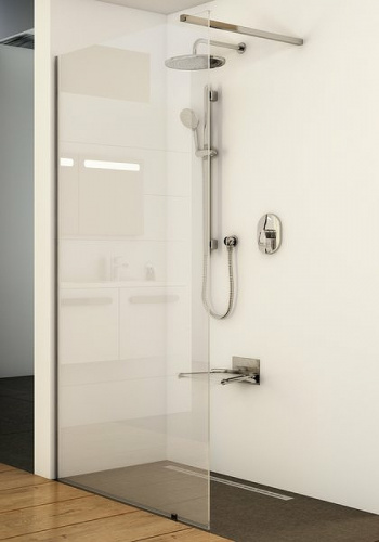 картинка Душевая перегородка Ravak Walk-In Wall 150 GW9WP0C00Z1 профиль Хром стекло Transparent от магазина Сантехстрой