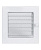 картинка Вент. решетка с жалюзи 170х170 мм (белый) от магазина Сантехстрой