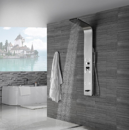 картинка Душевая панель RGW Shower Panels SP-04 21140104-10 Матовый хром от магазина Сантехстрой