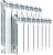 картинка Радиатор биметаллический RIFAR Monolit 500 х 11 секций подключение нижнее (правое)(RM50011НП50) от магазина Сантехстрой