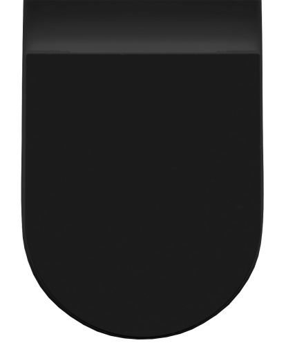 картинка Чаша приставного унитаза Allen Brau Reality 4.32004.31 черный матовый от магазина Сантехстрой
