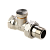 картинка Клапан настроечный, MVI, Premium, прямой, 3/4", НВ, PN 10, материал-латунь никелированная от магазина Сантехстрой
