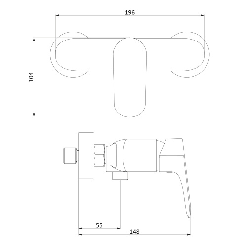 фото 462000000 palace grand, смеситель для душа