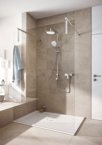 фото смеситель для душа kludi 408410575 хром