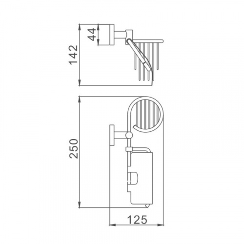 картинка Держатель для туалетной бумаги Haiba хром (HB8603-1) от магазина Сантехстрой