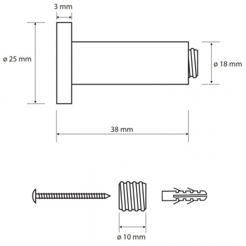 картинка Крючок Bemeta Omega 104206132 от магазина Сантехстрой