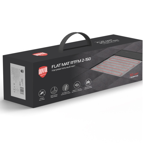 картинка Мат нагревательный Royal Thermo Flat Mat RTFM 2-150-0,5 с терморегулятором RTS-16 от магазина Сантехстрой