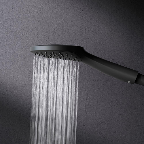 картинка F0790022 Gem,душ.система,набор:верхн.душ d220 мм, ручн.душ 1ф-ция d 110 мм, душ.штанга 1030-1460 мм, от магазина Сантехстрой