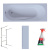 картинка Комплект SAN44 для ванной комнаты + чистящее средство для ванной в подарок от магазина Сантехстрой