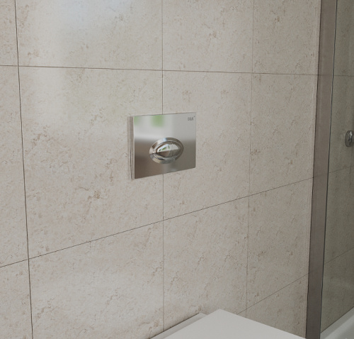 картинка Клавиша смыва DK хром Rhein.Marx (DB1399001) от магазина Сантехстрой