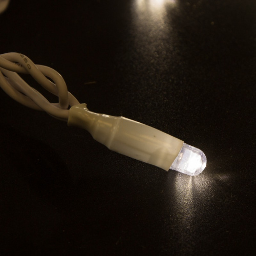 картинка Гирлянда Нить 10м,  с эффектом мерцания,  белый ПВХ,  230В,  цвет Тёплый белый от магазина Сантехстрой